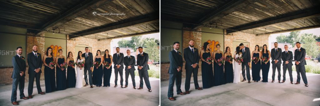 Bridal party photo ideas | Roundhouse Beacon wedding | wedding venues in Hudson Valley | Upstate NY wedding photographer | outdoor wedding and wedding flowers