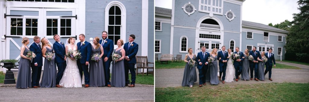 Bridal Party Photo Ideas | The Hill Hudson NY wedding venue | Wedding Photographer | Wedding Videographer | Barn Wedding Hudson Valley