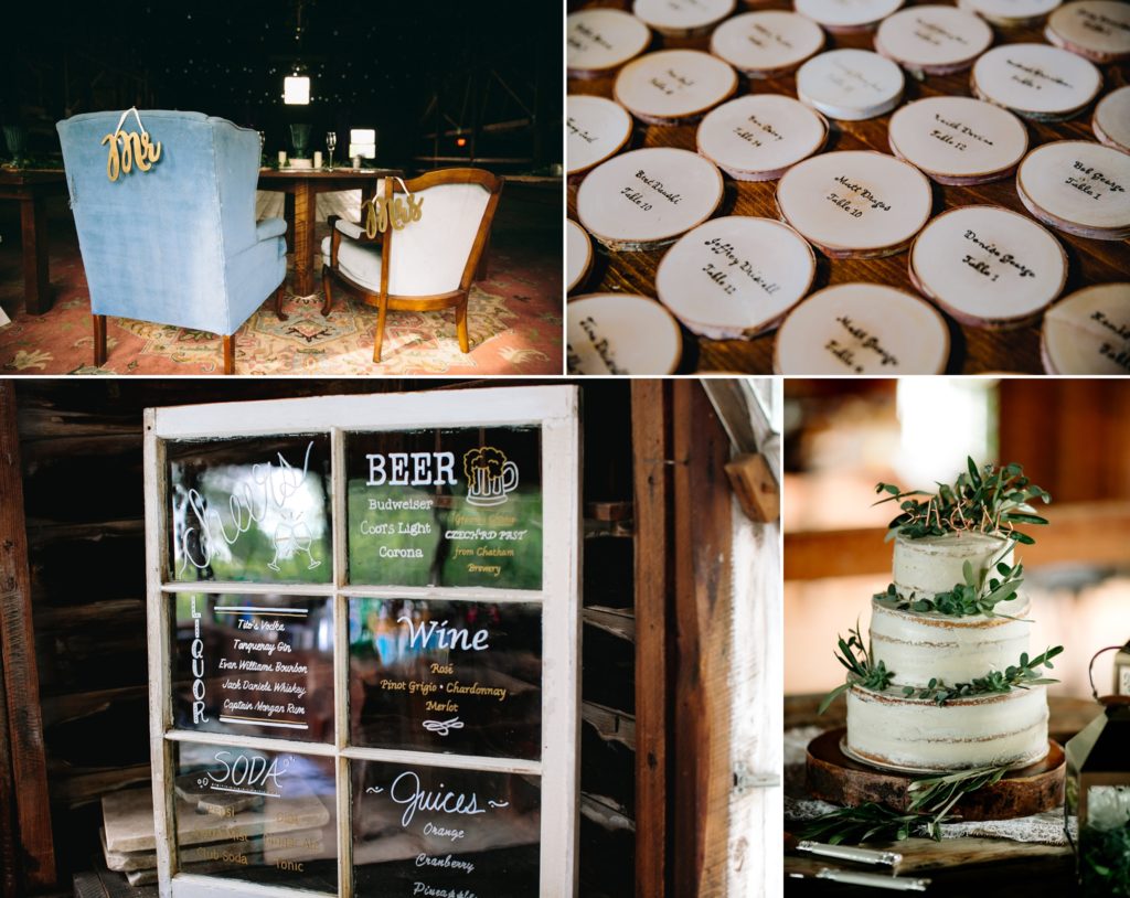 Wedding cake and details | The Hill Hudson NY wedding venue | Wedding Photographer | Wedding Videographer | Barn Wedding Hudson Valley