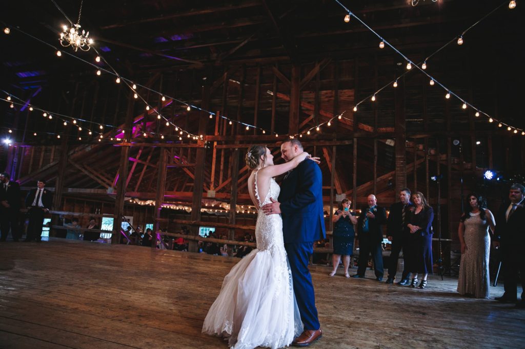 Barn dancefloor | The Hill Hudson NY wedding venue | Wedding Photographer | Wedding Videographer | Barn Wedding Hudson Valley
