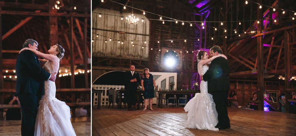 Father daughter wedding dance | The Hill Hudson NY wedding venue | Wedding Photographer | Wedding Videographer | Barn Wedding Hudson Valley