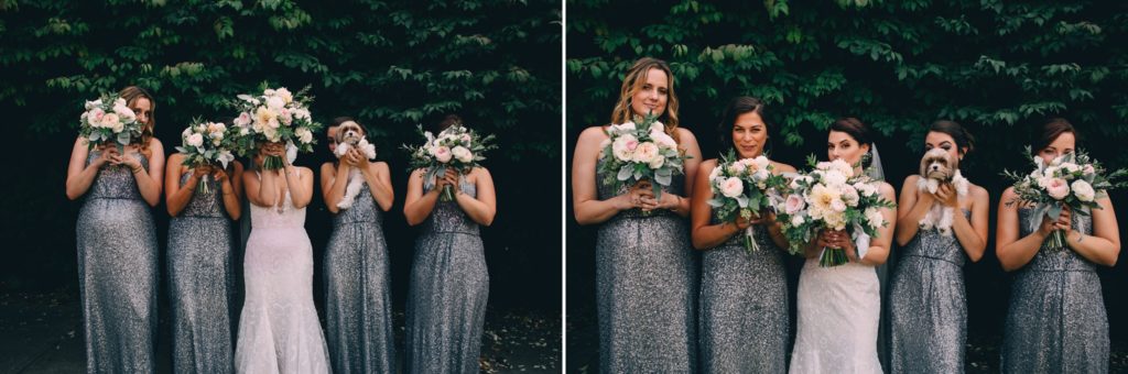 Silver Bridesmaids Dresses | Brown’s Revolution Hall Wedding | Hudson Valley Weddings | Hudson Valley Wedding Photographer | Albany Weddings | Upstate NY Wedding  Photographer | Albany Wedding Photographer | Donut Wedding