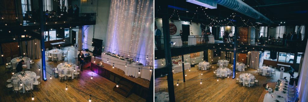 String Light Decoration Wedding Venue | Brown’s Revolution Hall Wedding | Hudson Valley Weddings | Hudson Valley Wedding Photographer | Albany Weddings | Upstate NY Wedding  Photographer | Albany Wedding Photographer | Donut Wedding