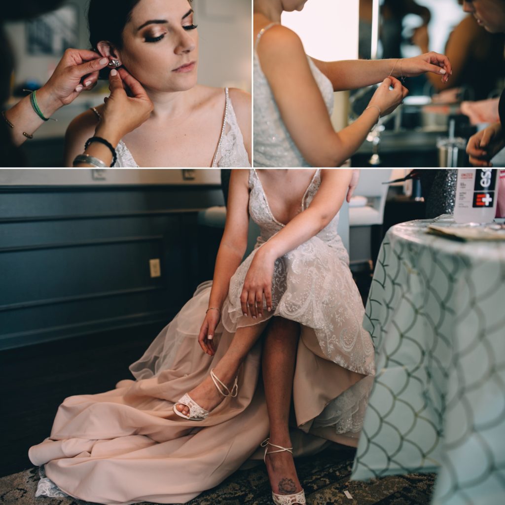 Bride Getting Ready | Brown’s Revolution Hall Wedding | Hudson Valley Weddings | Hudson Valley Wedding Photographer | Albany Weddings | Upstate NY Wedding  Photographer | Albany Wedding Photographer | Donut Wedding