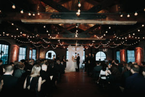 Indoor Wedding Ceremony at Helsinki Hudson