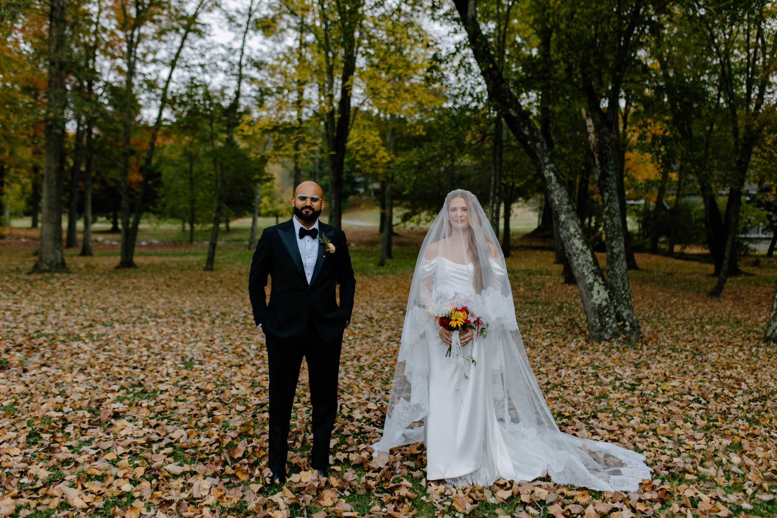 fall wedding at ryan family farm